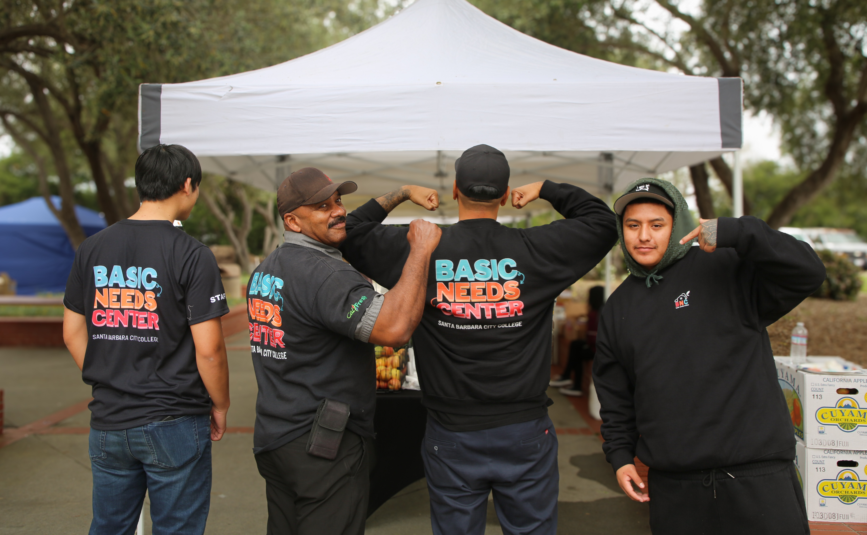 BNC team member working foodshare event